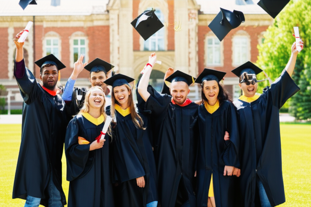 Students celebrating
